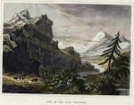 Italy, View in the Alps Pennine, 1830