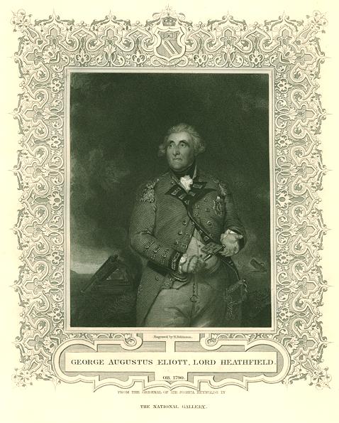 George Augustus Eliott, Lord Heathfield, 1855