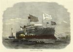 Floating of the Twin-Screw Ram, 'Rupert', 1872