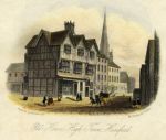 Hereford, Old House, small print, 1855