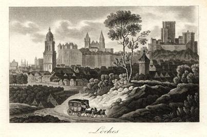 France, Loches, 1834