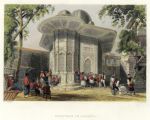 Turkey, Constantinople, Fountain in Galata, 1840