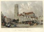 Belgium, Malines (Mechlin) Cathedral, 1844