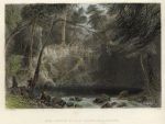 USA, Indian Falls near Coldspring, 1840