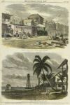 Panama, two views in Aspinwall, 1865