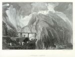 Cornwall, Tintagel Castle, after Turner, 1855