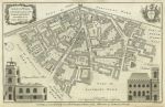 London, plan of Aldgate Ward, B.Cole, 1755