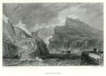 Cornwall, Boscastle, after Turner, 1855