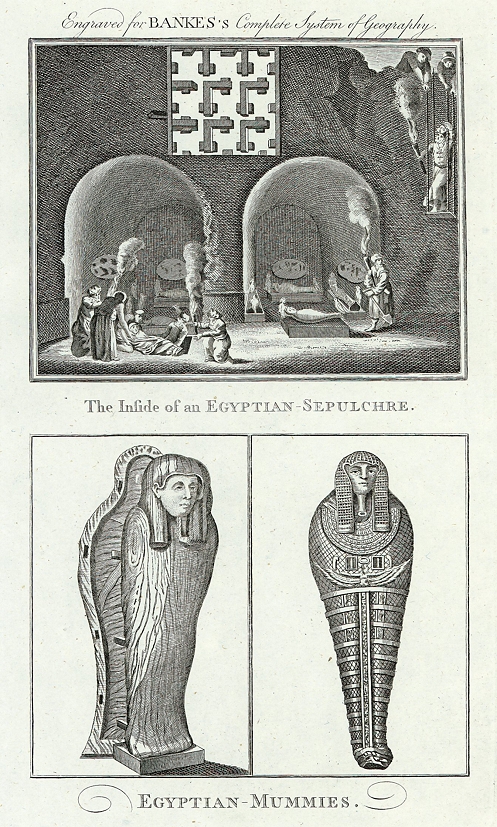 Egypt, Sculpture and Mummies, 1788