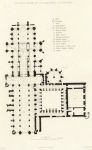 Worcester Cathedral plan, 1836