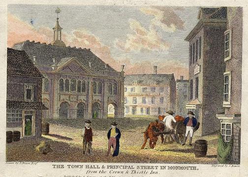 Monmouth Town Hall and Square, 1808