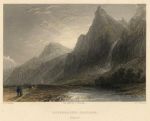 Switzerland, Pisserache Cascade, 1836