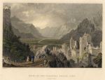 Switzerland, Ruins of Episcopal Palace at Sion, 1836