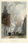 Cambridge, Caius College from the Street, 1841 / 1897