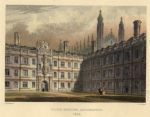 Cambridge, Clare College Quadrangle, 1842 / 1897