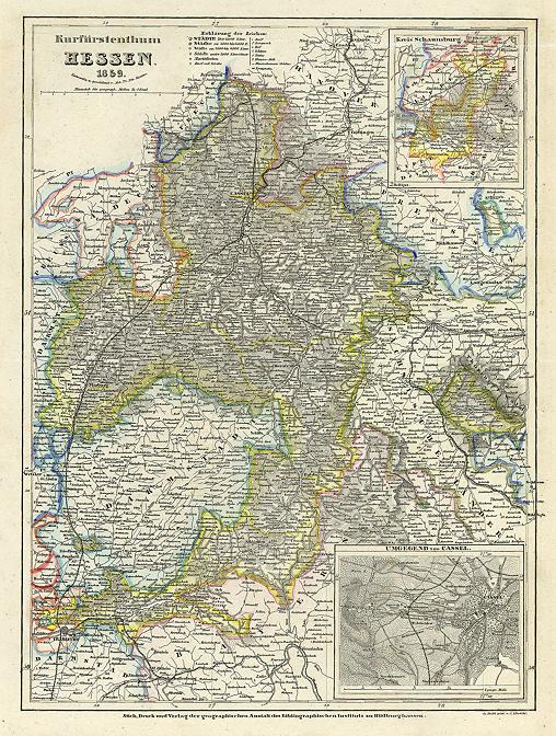 Germany, Hessen, 1860