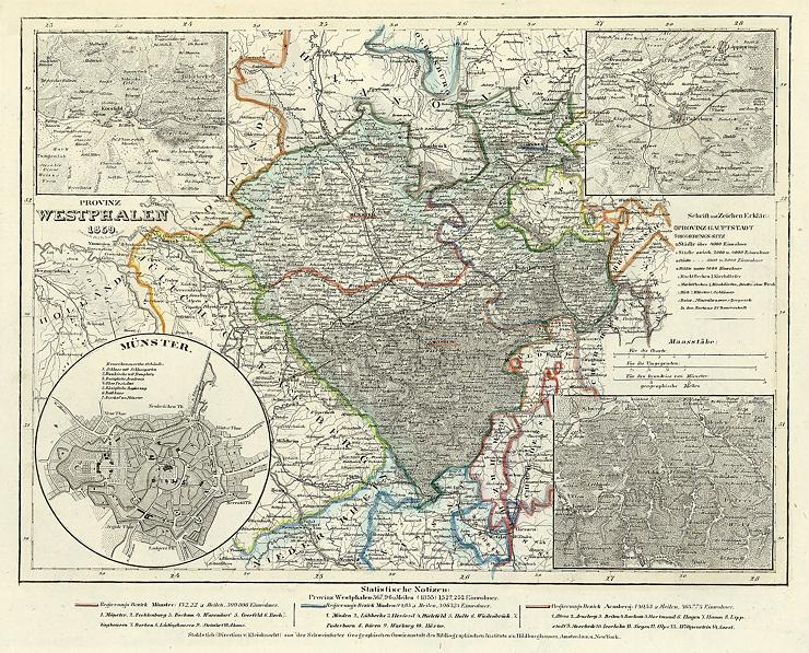 Germany, Westphalia, 1860