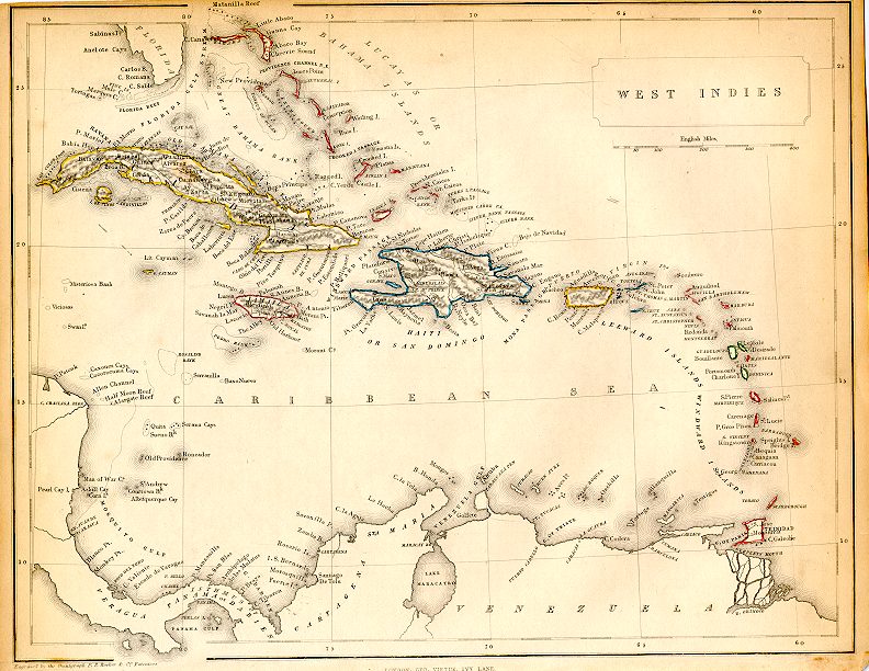 West Indies, Becker / Virtue, 1845