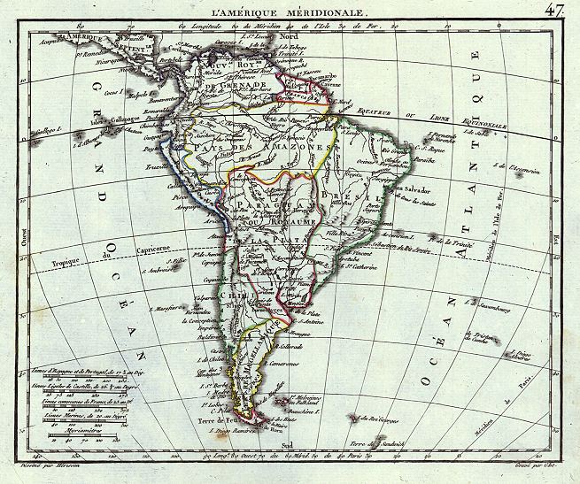 South America, Atlas Portatif, 1811