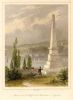 Canada, Quebec, Wolfe & Montcalm monument, 1843