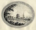 Gloucestershire, Cheltenham, St.Mary's Church and surrounds, c1800 / 1850