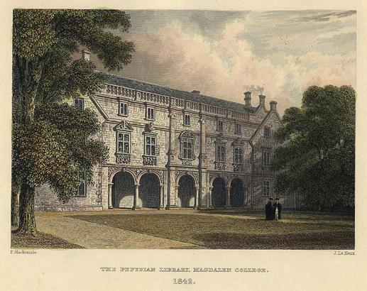Cambridge, Pepysian Library, Magdalen College, 1842 / 1897