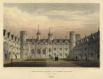 Cambridge, St.Johns College, the Second Court, 1840 / 1897