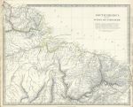 South America, Guyana and North Brazil, SDUK, 1844