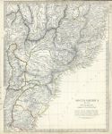 South America, South Brazil, Paraguay & Uraguay, SDUK, 1844