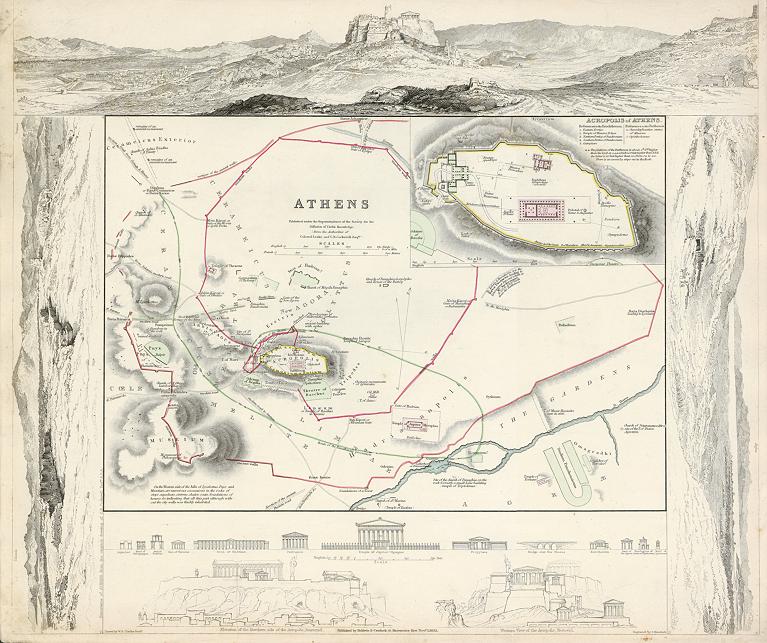 Greece, Athens (ancient), SDUK, 1844