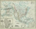 North America mountain chains and vulcanism, 1860