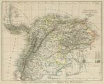 South America, Columbia, Venezuela etc., 1860