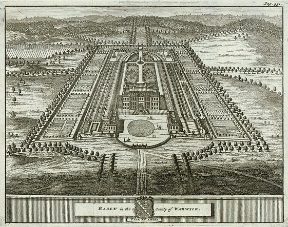 Warwicks, Ragley Hall, Van der Aa, 1720