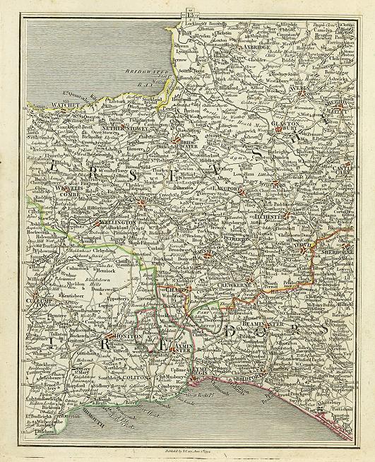 Somerset, Devon & Dorset, 1794