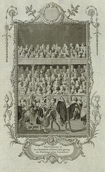 Ceremony of the Champion of England in 1760, 1800