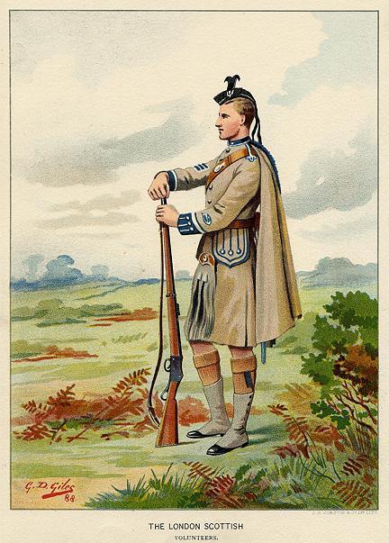 The London Scottish, by G.D.Giles, 1890