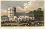 Gloucestershire, Prestbury Church near Cheltenham, 1820