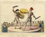 Mexico, Gladiators in Combat, 1843