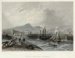 Scotland, Leith Pier & Harbour, 1842