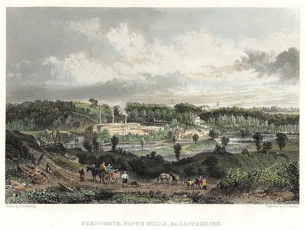 Lancashire, Farnworth Paper Mills, 1836