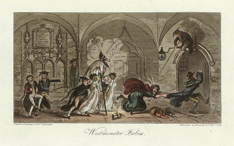 Westminster Frolics, Cruickshank, 1826