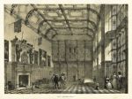 Hertfordshire, Hatfield House, the Hall, Joseph Nash, 1839