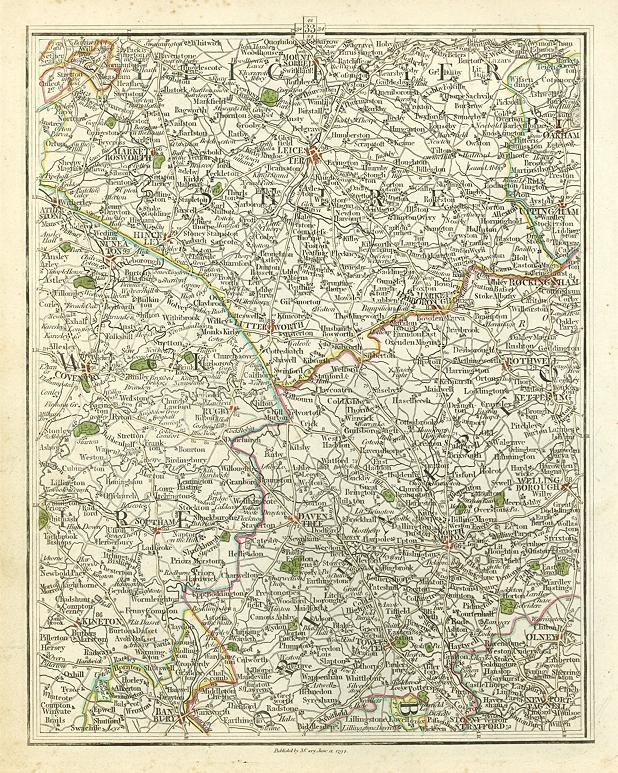 Leicstershire, Northamptonshire and Warwickshire, 1794