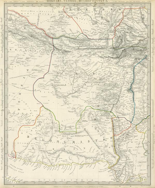 Afghanistan & Pakistan, 1838