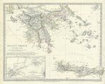 Ancient Greece (southern part), 1829