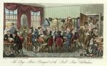 Cheltenham, Banquet at the Bull Inn, Cruickshank, 1826