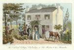 Cheltenham, Oakland Cottages (fox hunting), Cruickshank, 1826