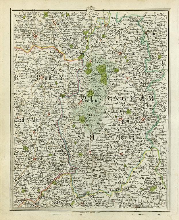 Derbyshire & Nottinghamshire, 1794