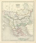 Greece & Turkey in Europe (Balkan peninsula), 1846
