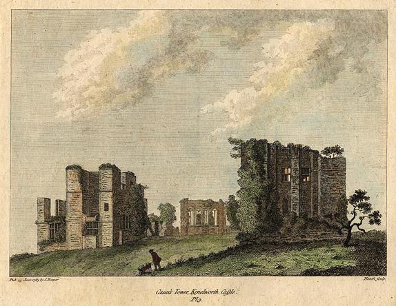 Warwickshire, Caesar's Tower at Kenilworth, 1785
